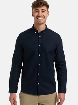 Artikelbild Herren Hemd Langarm - KSJohan Oxford von Kronstadt in blau uni