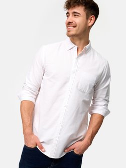 Artikelbild Herren Hemd Langarm - Kepner von Indicode in weiß uni