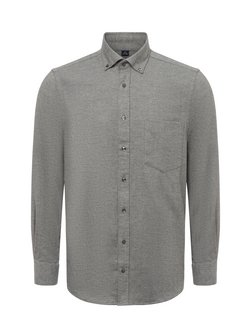 Artikelbild Herren Hemd Soft Flanell von Andrew James in hellgrau gemustert