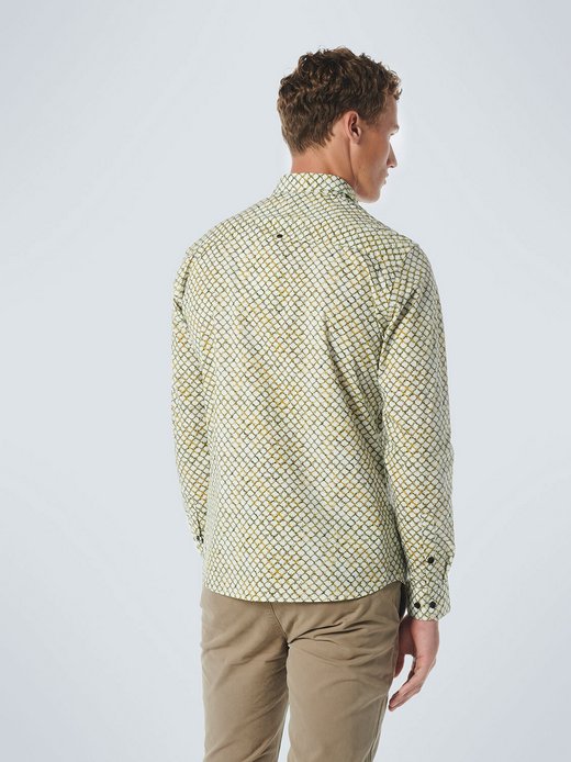 Herren Hemd Stretch Allover bedruckt