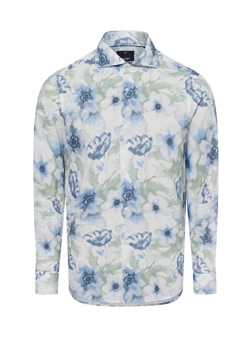 Herren Hemd mit Leinen-Anteil - Pai-W