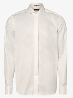 Artikelbild Herren Hemd mit Umschlagmanschetten - Bügelfrei von Eterna Slim Fit in ecru uni