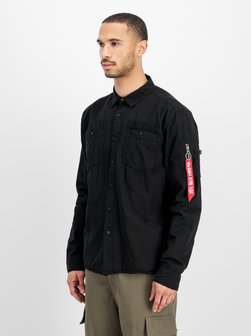 Artikelbild Herren Hemd von Alpha Industries in schwarz bedruckt