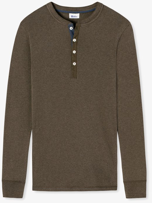 Herren Henley Longsleeve  -  Revival Karl-Heinz