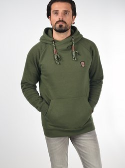 Artikelbild Herren Hoodie - IDToney von Indicode in grün uni