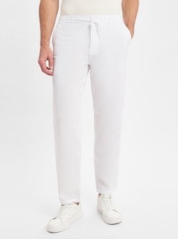 Artikelbild Herren Hose - Cross von Finshley & Harding London in weiß uni