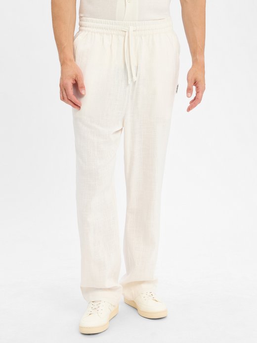 Herren Hose mit Leinen-Anteil - Lavus