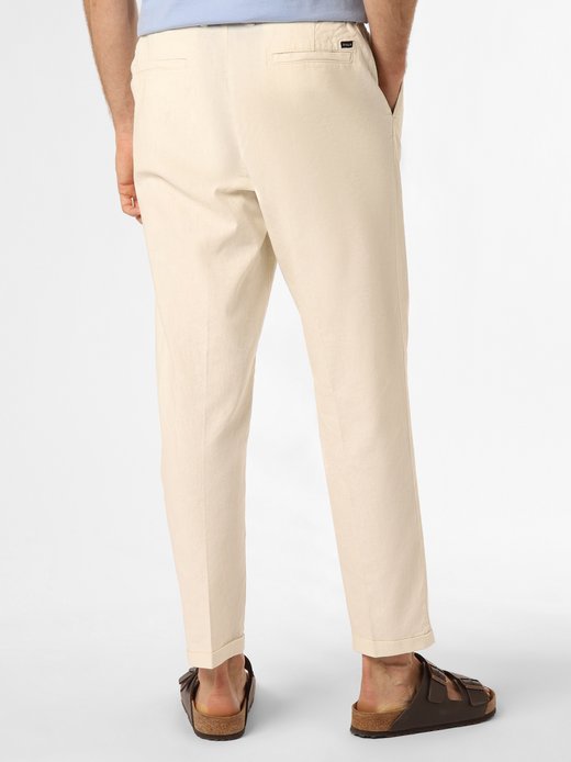 Herren Hose mit Leinen-Anteil