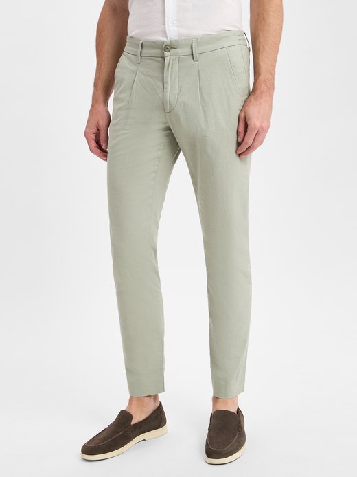 Herren Hose mit Leinenanteil