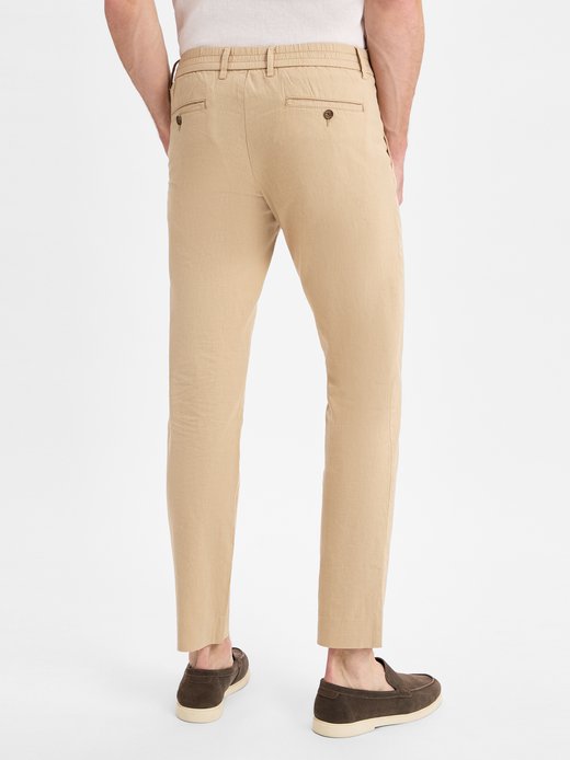 Herren Hose mit Leinenanteil