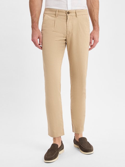 Herren Hose mit Leinenanteil