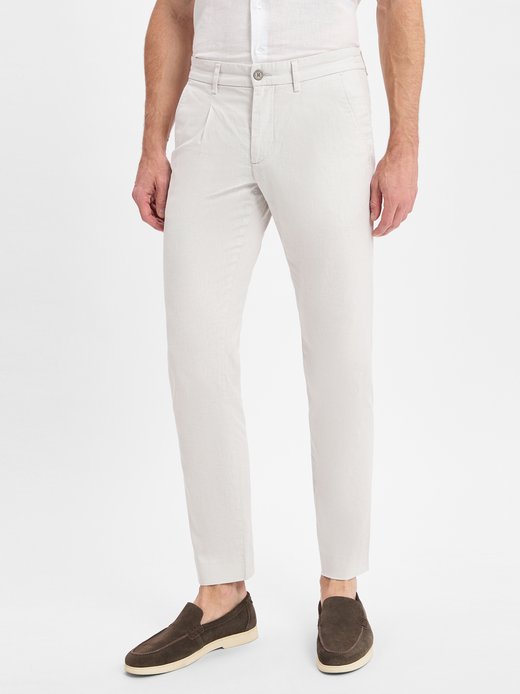 Herren Hose mit Leinenanteil