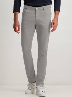 H&M Synthetik Anzughose in Grau Damen Bekleidung Hosen und Chinos Hose mit gerader Passform 
