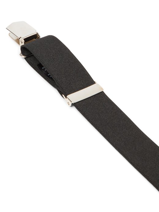 Herren Hosenträger aus Seiden-Mix mit Leder-Anteil