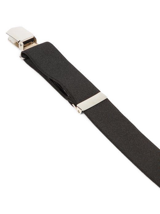 Herren Hosenträger aus Seiden-Mix mit Leder-Anteil