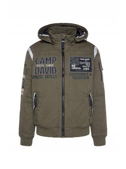 Artikelbild Herren Jacke von Camp David in grün bedruckt