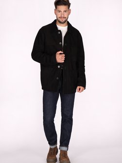 Artikelbild Herren Jacke von Dreimaster in schwarz uni
