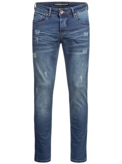 Artikelbild Herren Jeans  -  ASLuca von Alessandro Salvarini in blau uni