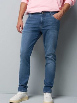 Artikelbild Herren Jeans - M5 Slim von MEYER in hellblau uni
