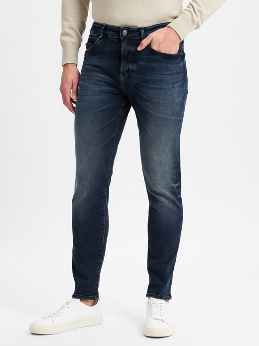 Herren Jeans Slim Taper - Onyx