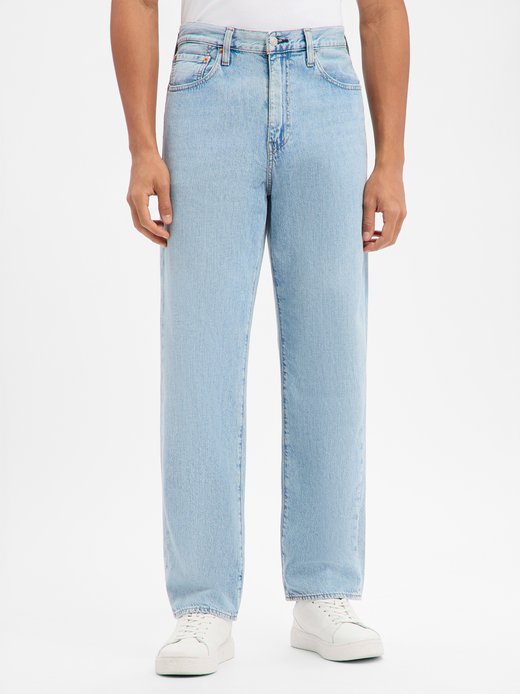 Herren Jeans mit Leinen-Anteil