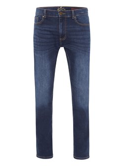 Artikelbild Herren Jeans von Oklahoma Jeans in blue stone dark stone uni