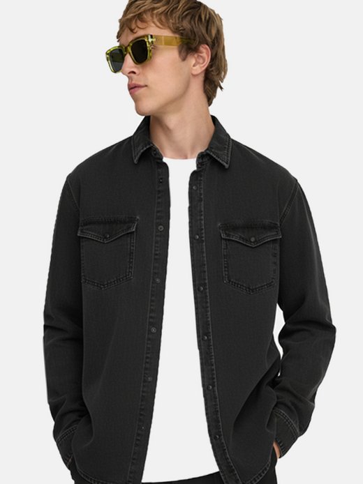 Herren Jeanshemd - 2er Pack Bane