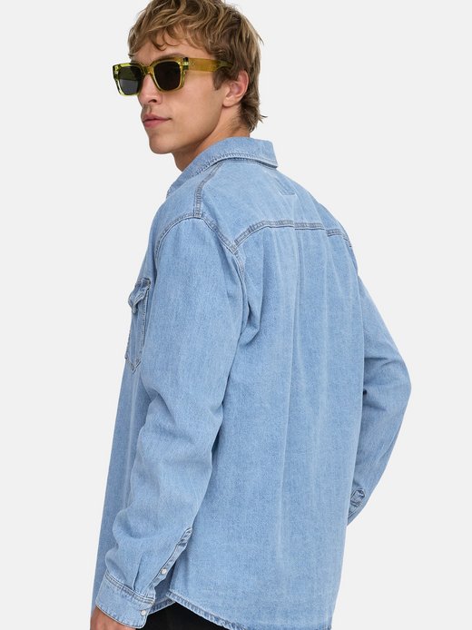 Herren Jeanshemd - Bane