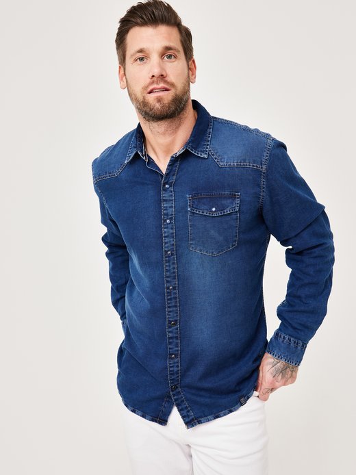 Herren Jeanshemd - Regular Fit