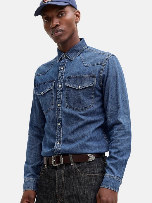 Herren Jeanshemd - Western