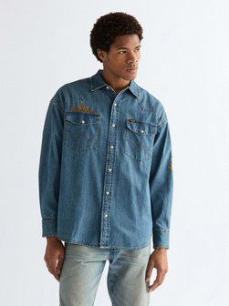 Herren Jeanshemd - Western