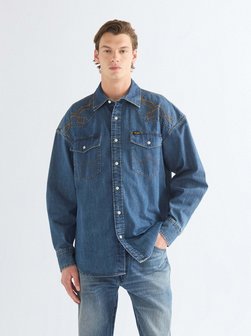 Herren Jeanshemd - Western