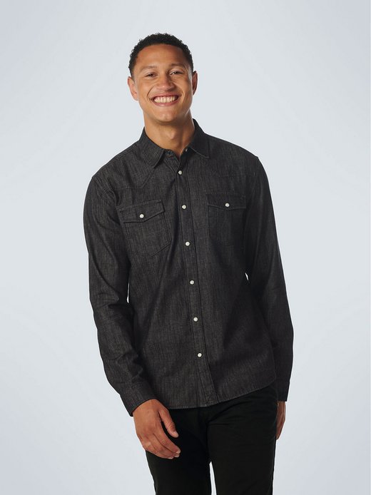 Herren Jeanshemd