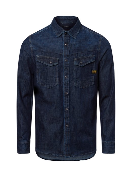 Herren Jeanshemd