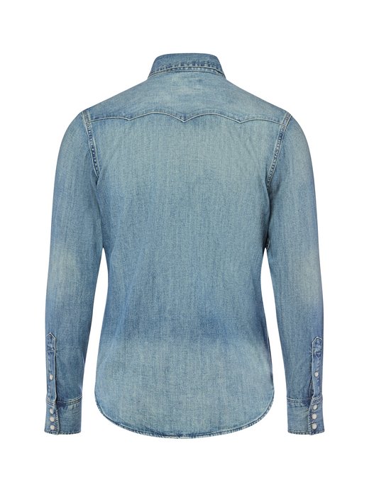 Herren Jeanshemd