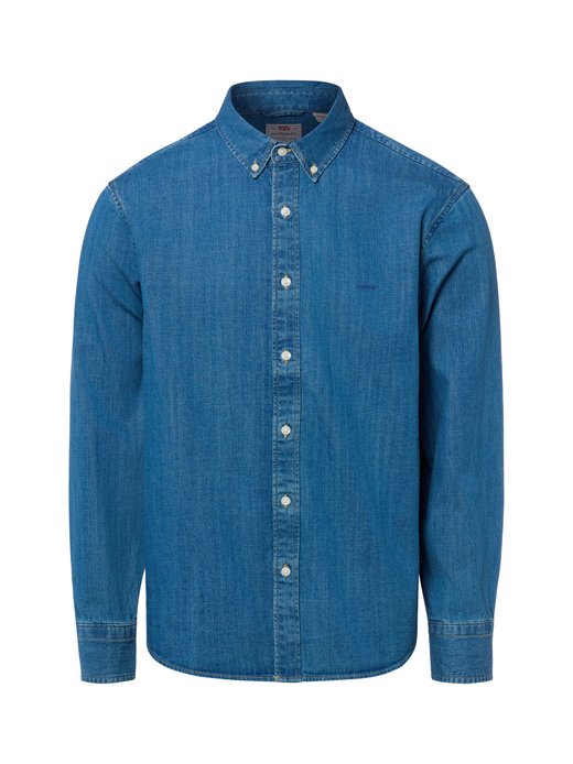 Herren Jeanshemd
