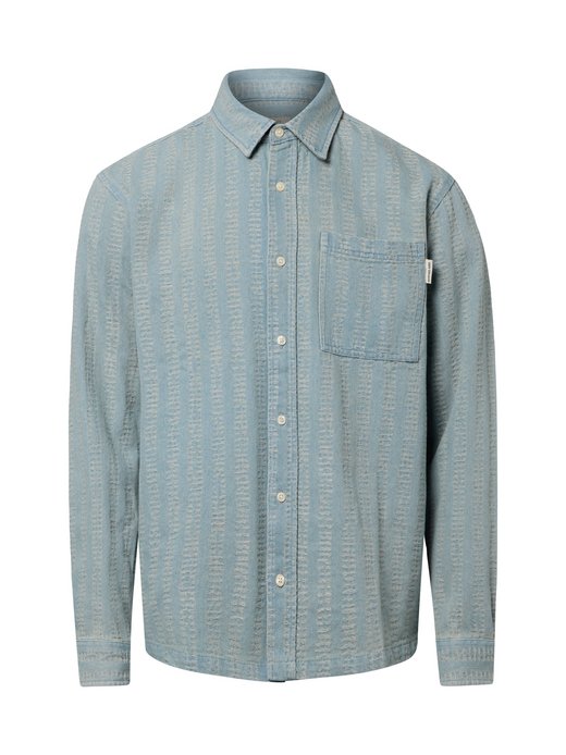 Herren Jeanshemd