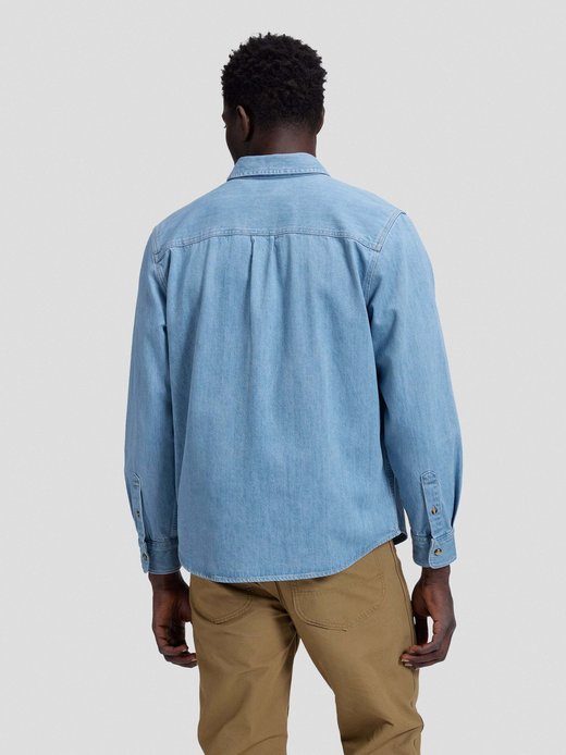 Herren Jeanshemd
