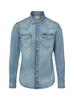 Herren Jeanshemd