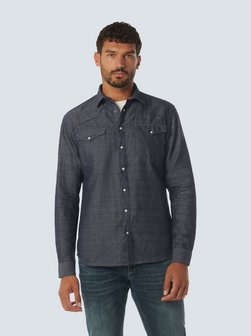 Artikelbild Herren Jeanshemd von No Excess in indigo uni