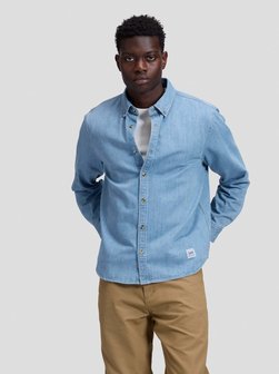 Herren Jeanshemd