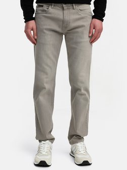 Artikelbild Herren Jeanshose - Texas von Indicode in hellgrau grau uni