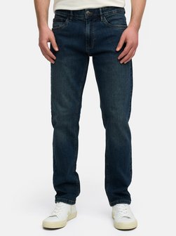 Artikelbild Herren Jeanshose - Texas von Indicode in denim bleached uni