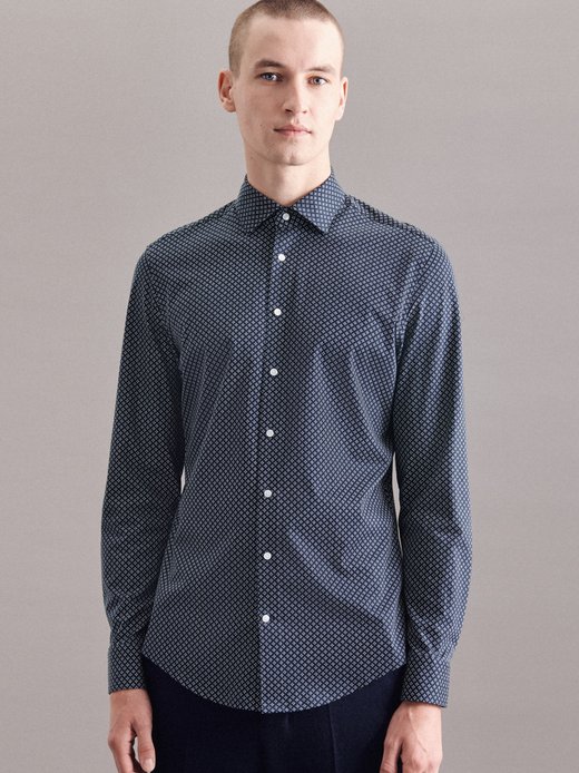 Herren Jerseyhemd - Shaped Fit