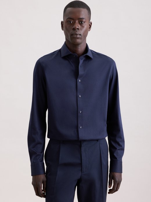 Herren Jerseyhemd - Shaped Fit