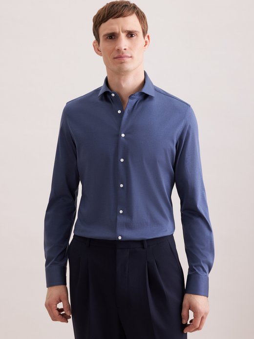 Herren Jerseyhemd - Shaped Fit