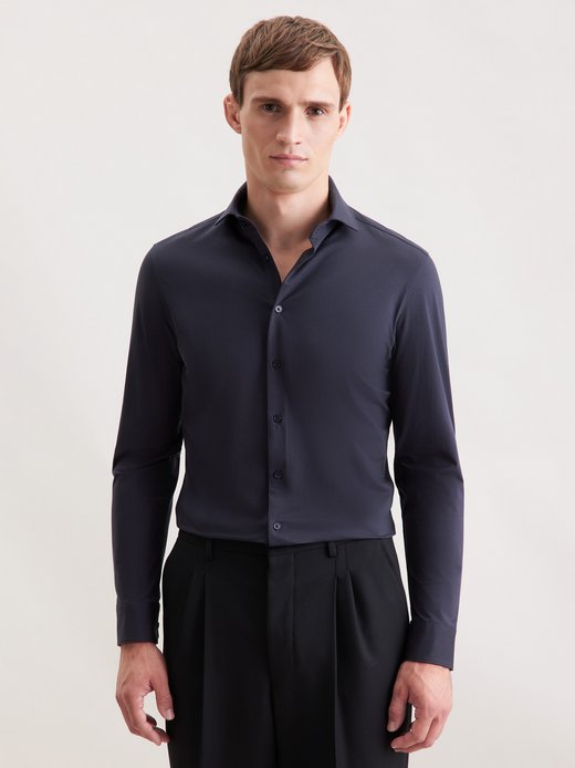 Herren Jerseyhemd - Slim Fit