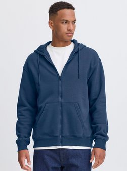 Artikelbild Herren Kapuzenfleecejacke - BHJUSTE von BLEND in blau uni
