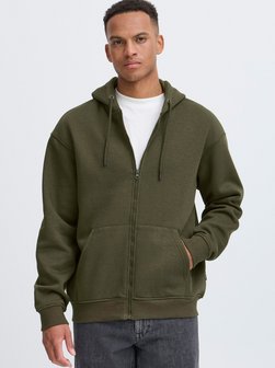 Artikelbild Herren Kapuzenfleecejacke - BHJUSTE von BLEND in grün uni
