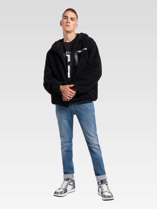 Herren Kapuzenfleecejacke  -  Faietti